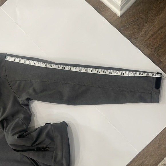 Landaway Grey Soft-shell Jacket Mens/Uni-sex Medium Zip Outdoor Alaska logo - Picture 5 of 10